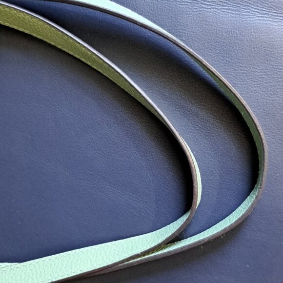 SOLD Hand Painted Upcycled Faux Leather Vegan Tote NWT Butterfly - Picture 8 of 16